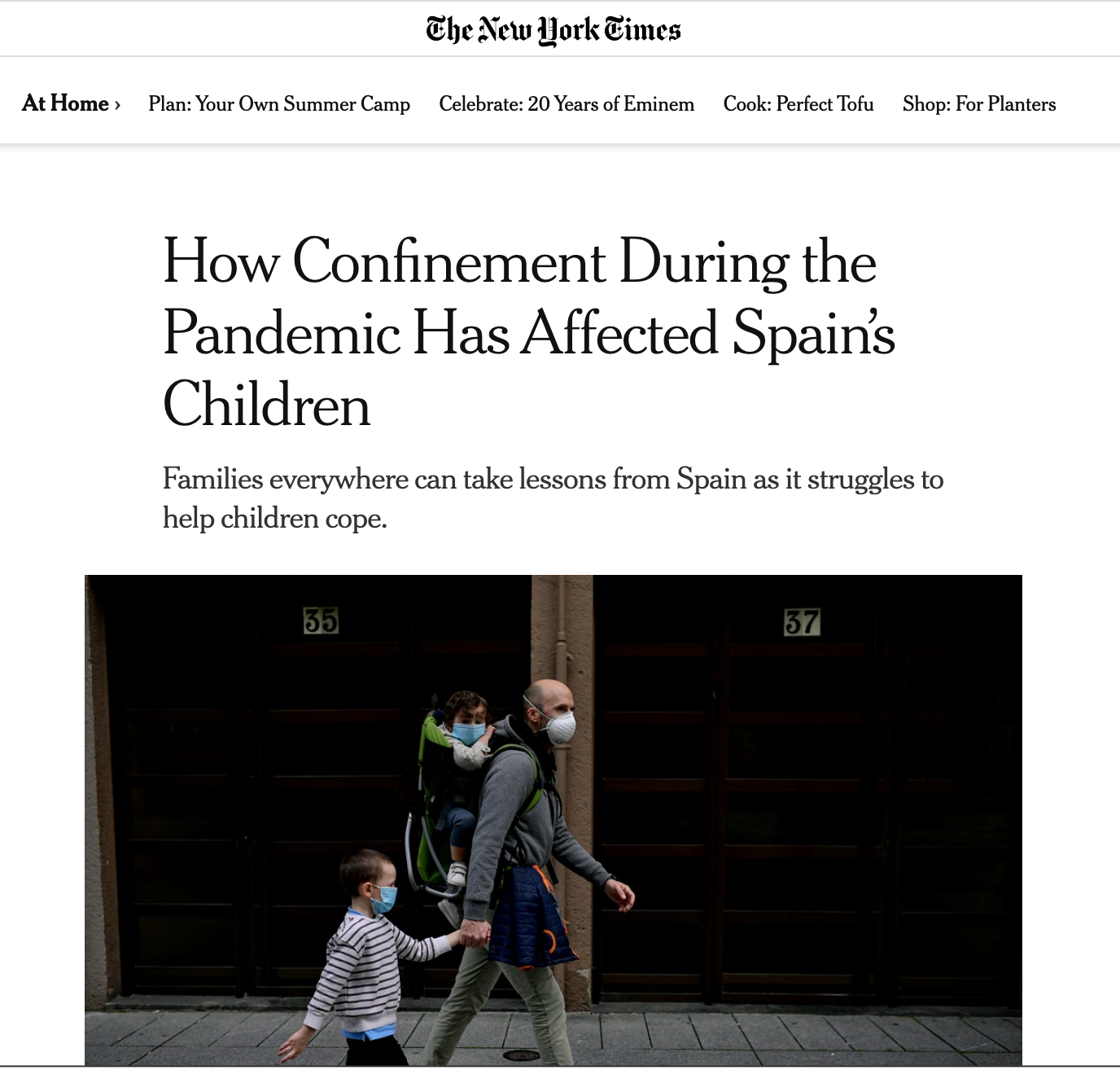 The New York Times se hace eco de un estudio del grupo AITANA